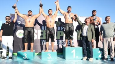 18.Sekapark Altınkemer Yağlı Güreşlerinde Başpehlivan Feyzullah Aktürk oldu