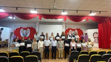 Değirmendere'de "Anlıyorum Anlaşılıyorum" Projesinde Sertifika Heyecanı