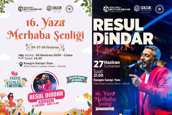 Gölcük Resul Dindar Konseriyle Yaza Merhaba Diyecek