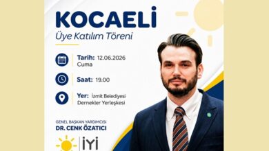 İYİ Parti Kocaeli’de Teşkilat Buluşması ve Üye Katılım Töreni