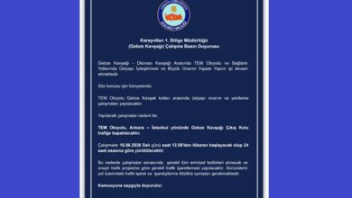 Karayolları 1. Bölge Müdürlüğü (Gebze Kavşağı) Çalışma Basın Duyurusu