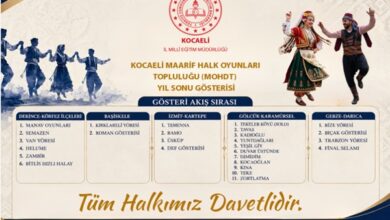 Kocaeli Maarif Halk Dansları Topluluğu Sanatseverlerle Buluşuyor