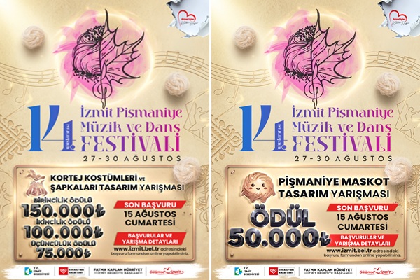 Pişmaniye Festivali "Kostüm, Şapka ve Maskot Tasarım Yarışmaları" başladı!