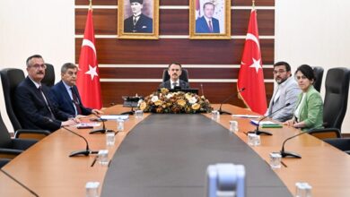 Vali Aktaş, İçişleri Bakanı Mustafa Çiftçi’nin VKS Toplantısına Katıldı