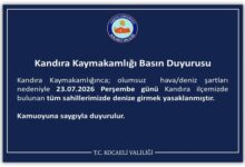 Kandıra Kaymakamlığı Basın Duyurusu