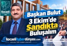 Başkan Bulut: "3 Ekim’de Sandıkta Buluşalım"