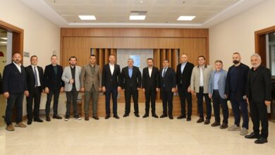 Kocaeli Müteahhitler Birliği’nden KOTO’ya tam kadro ziyaret